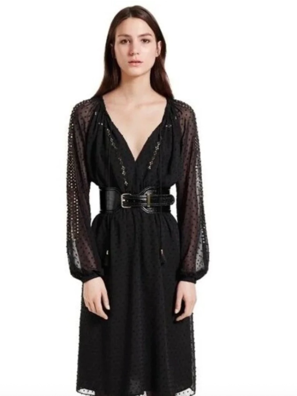 Altuzarra x Target Women's Swiss Dot Sequin Chiffon Dress - 2